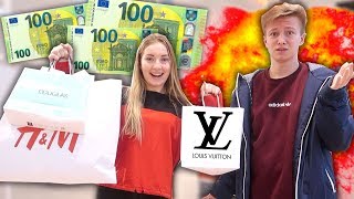 Sie DARF 5 min ALLES KAUFEN, was SIE WILL ??