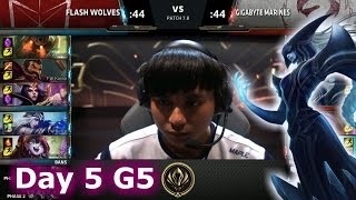 Flash Wolves vs Gigabyte Marines | Day 5 LoL MSI 2017 Group Stage | FW vs GAM G2
