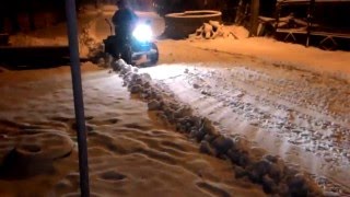 Міні трактор Козачок - відвал (випробування). ч.2.