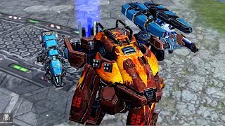 Crazy Destruction With Lightning Golem | Ancient Machine - Champion League | War Robots