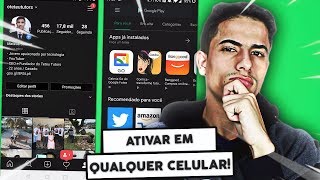 Como ATIVAR TEMA ESCURO no INSTAGRAM e PLAY STORE! (QUALQUER ANDROID)