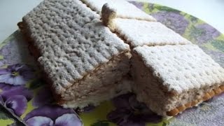 Торт Минутка из печенья