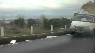 Ужасная авария на мосту Саратов Энгельс 15 11 2013 1