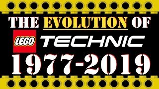 The EVOLUTION of LEGO TECHNIC 1977 -2019