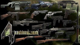 TODAS as ARMAS de RESIDENT EVIL 4 (ALL WEAPONS)