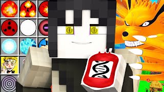 МАЙНКРАФТ НАРУТО МОД - ДНК И ИНТЕЛЛЕКТ | КАК ПОЛУЧИТЬ ЛЮБУЮ СТИХИЮ В  NARUTO ANIME MOD 1.7.10