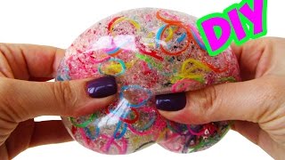 DIY МЯЧИК АНТИСТРЕСС С РЕЗИНКАМИ | DIY Orbeez Stress Ball!