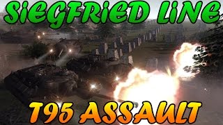 Men of War Assault Squad 2 - T28/T95 SUPER HEAVY TANK vs TIGER II - Editor Scenario #61