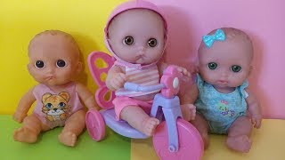 #Куклы Пупсики #Пупсик Катается На Велосипеде #Игрушки для девочек
