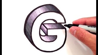 How to Draw the Letter G in 3D