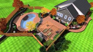 Landscape Design in 3D changing elements and enviroment