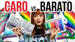 DESENHANDO COM CANETINHA DE R$10 VS R$2000 | DESAFIO ARTÍSTICO