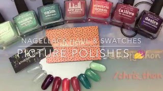 PICTURE POLISHES - Nagellack Haul & Swatches / DEUTSCH