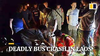 13 Chinese tourists killed in Laos bus crash