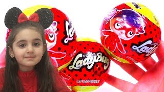 Сюрпризы Кукла ЛЕДИ БАГ как ЛОЛ - КИТАЙСКАЯ ПОДДЕЛКА на Шар LOL. Doll LADY BUG as LOL FAKE surprise