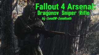 Fallout 4 Arsenal: Dragunov Sniper Rifle by ZunaSW ZunaRoath (PC & XB1)