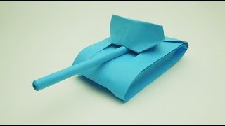 Как сделать танк из бумаги. Оригами  танк