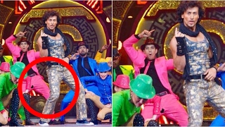 Tiger Shroff's Oops Moment During Dance | Filmfare Awards 2017