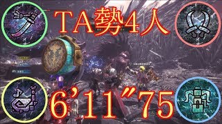 【MHW】極ベヒーモス 4pt 6'11''75 【双剣視点】A Visitor from Eorzea (Extreme) Behemoth 4P Dual Blades ViewPoint