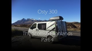 Van life, Scotland Highland adventure, DIY camper conversion, leaving Skye