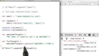 string.replace() Solution - JavaScript Basics