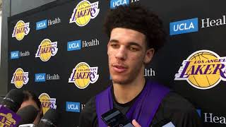 Lonzo Ball gives update on his ankle | ESPN