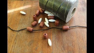 ™ Как правильно набрать поплавок на шнур для изготовления рыболовной сети или рыболовной мережи