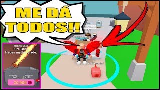 PEGUEI 6 ITENS DA LOJA DE REBIRTH NO MINING SIMULATOR !! COMO FIZ ISSO?!
