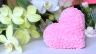 Валентинка. Сердечко крючком. Мастер-класс