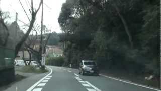(HD車載動画)湯の花温泉街