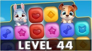 Pet Rescue Puzzle Saga Level 44 | No Boosters