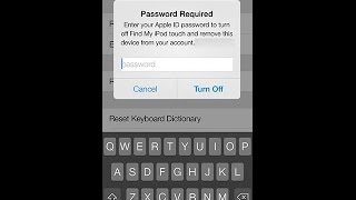 удалить icloud без пароля IOS 7.0.4