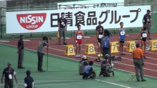 2015.8.22 全国小学生陸上 小6男子100ｍ決勝