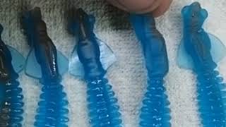 Станок для литья двухцветных силиконовых приманок часть 2