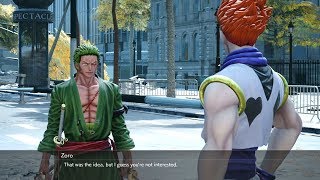 Jump Force - Zoro Tries to Recruit Hisoka to join the Jump Force (HD)