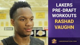 Lakers Pre-Draft Workouts: Rashad Vaughn (Watch Out Kobe, He Says He's Moving In!)