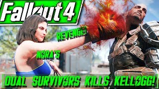 Fallout 4 - NORA'S REVENGE - Dual Survivors Kill Kellogg Together - AMAZING XBOX & PC NORA MOD