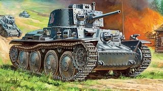 Часть1 (камуфляж)  Танк Pz.Kpfw 38(t) от Моделиста. Масштаб 1:35..