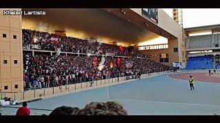 ultras imazighen .أجواء حماسية بملعب مراكش في مبارة، الحسنية أكادير ضد المغرب التطواني
