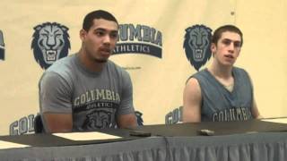 Noruwa Agho Discusses Columbia's 91-74 Win over Brown on March 5, 2011