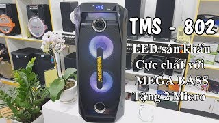 Loa Kẹo Kéo Temeisheng TMS - 802 | Hỗ Trợ MEGA BASS, đèn LED như loa SONY