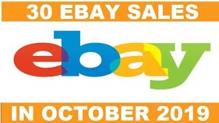 30 of my favourite sales I made in October selling on eBay