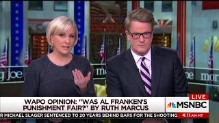 Mika Doubts Franken Accuser—"Playboy Model Who Went on Hannity, Voted for Trump"