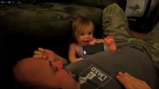 TRAMPLING DADDY'S FACE! (Day 313) 9.6.2014