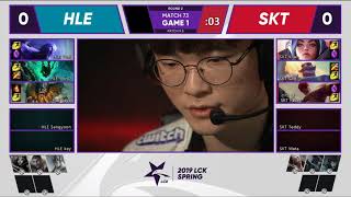 SKT vs. HLE Корея LCK 2019 | на русском языке прямой эфир