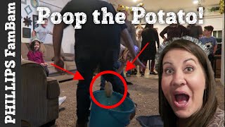 HE JUST POOPED IN A BUCKET | POOP THE POTATO 2018 | EXTREME PARTY GAMES | PHILLIPS FamBam Vlogs