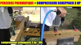 lidl perceuse visseuse air comprime pneumatique parkside et compresseur scheppach hc52dc