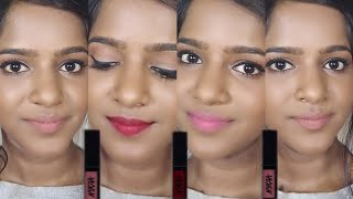 Nykaa Matte to Last Liquid Lipstick On Dark Skin- Review & Swatches?