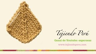 Dos agujas: disminuciones dobles