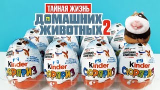 Киндер Сюрпризы ТАЙНАЯ ЖИЗНЬ ДОМАШНИХ ЖИВОТНЫХ 2 2019! Unboxing Kinder Surprise Новая коллекция!